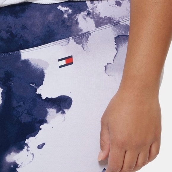 TOMMY HILFIGER Full Length High Rise Leggings in Deep Blue - Picture 5 of 7